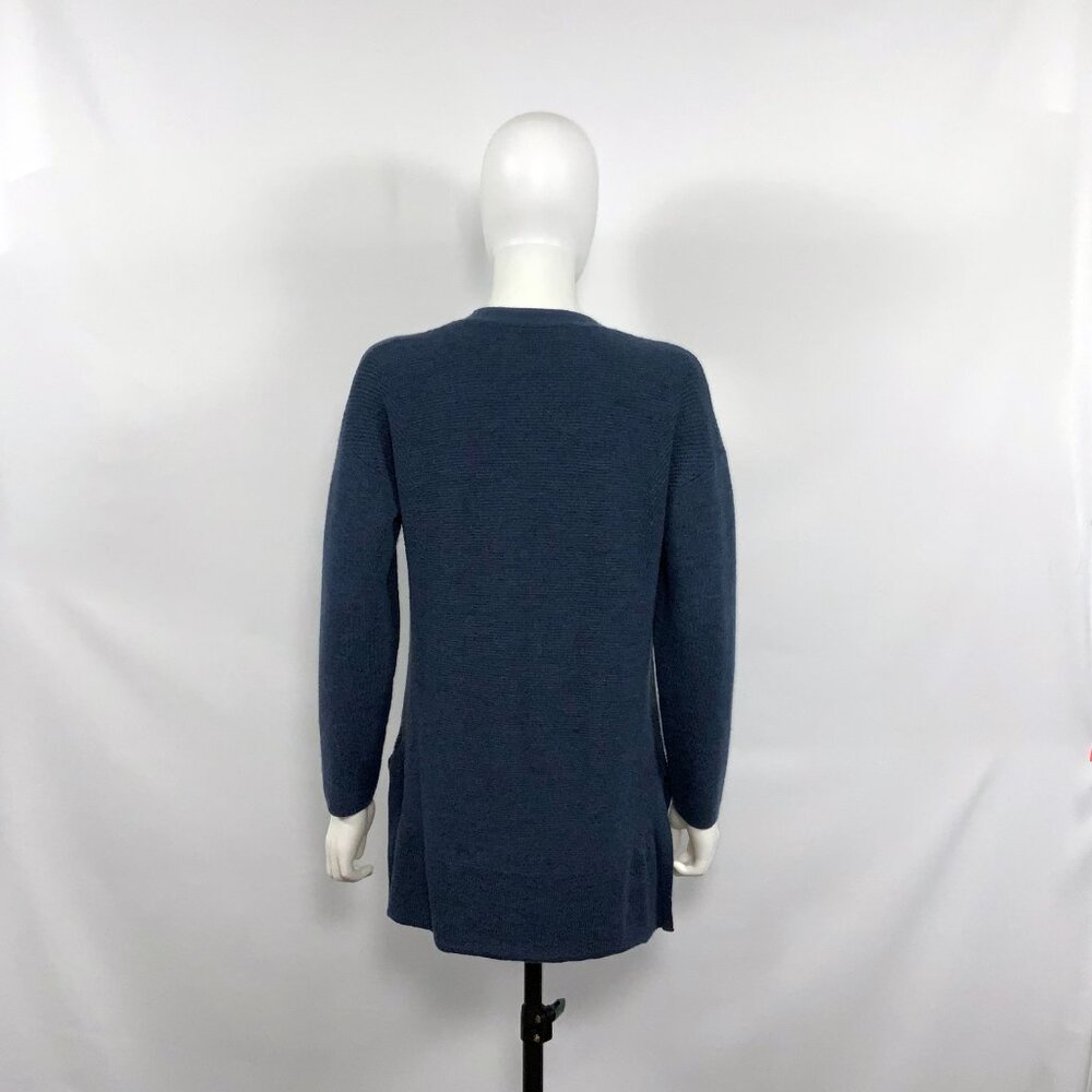 Vineyard Vines Open Front Cardigan in Blue Size S Long Sleeve - Picture 7 of 10